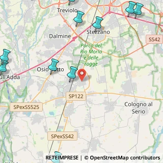 Mappa Via Adua, 24049 Verdello BG, Italia (6.99545)