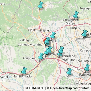 Mappa Via Monte Ortigara, 36030 Costabissara VI, Italia (18.09067)