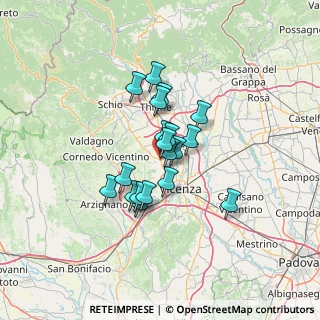 Mappa Via Monte Ortigara, 36030 Costabissara VI, Italia (9.22368)