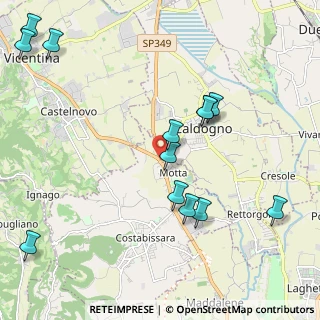 Mappa Via Monte Ortigara, 36030 Costabissara VI, Italia (2.44385)