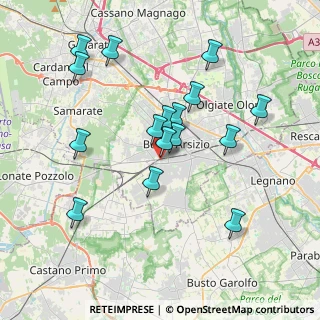 Mappa Via Enrico Cialdini, 21052 Busto Arsizio VA, Italia (3.64063)