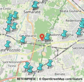 Mappa Via Ottorino Respighi, 21017 Cascina Elisa VA, Italia (2.989)