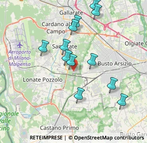 Mappa Via Ottorino Respighi, 21017 Cascina Elisa VA, Italia (3.62167)