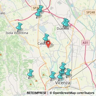 Mappa Via Palazzina, 36100 Caldogno VI, Italia (5.28083)