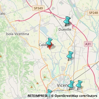 Mappa Via Palazzina, 36100 Caldogno VI, Italia (7.19667)