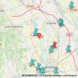 Mappa Via Palazzina, 36100 Caldogno VI, Italia (6.15833)