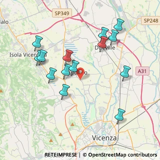 Mappa Via Palazzina, 36100 Caldogno VI, Italia (4.03786)