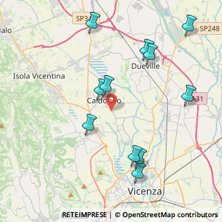 Mappa Via Palazzina, 36100 Caldogno VI, Italia (4.51091)