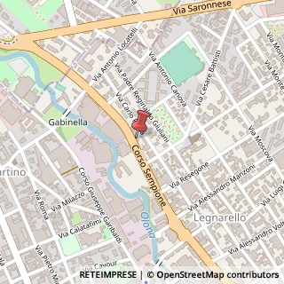 Mappa Corso Sempione, 240, 20025 Legnano, Milano (Lombardia)