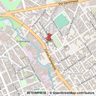 Mappa Via Carlo Porta, 81, 20025 Legnano, Milano (Lombardia)