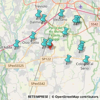 Mappa Via Giovanni Carnovali, 24049 Verdello BG, Italia (4.46571)