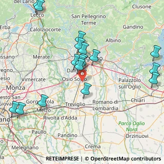 Mappa Via Giovanni Carnovali, 24049 Verdello BG, Italia (18.42882)