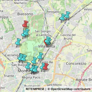 Mappa Via F. Confalonieri, 20852 Villasanta MB, Italia (2.377)
