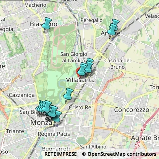 Mappa Via F. Confalonieri, 20852 Villasanta MB, Italia (2.263)
