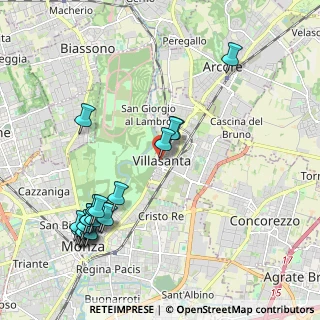 Mappa Via F. Confalonieri, 20852 Villasanta MB, Italia (2.424)