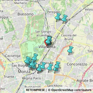 Mappa Via F. Confalonieri, 20852 Villasanta MB, Italia (2.007)