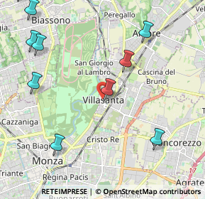 Mappa Via F. Confalonieri, 20852 Villasanta MB, Italia (2.85364)