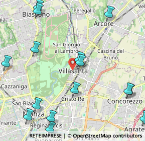 Mappa Via F. Confalonieri, 20852 Villasanta MB, Italia (3.00188)