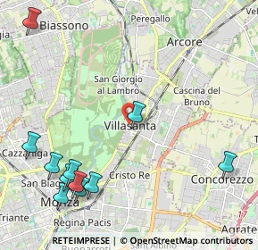 Mappa Via F. Confalonieri, 20852 Villasanta MB, Italia (2.79091)