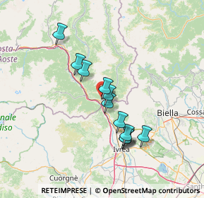 Mappa 11026 Pont-Saint-Martin AO, Italia (11.95167)