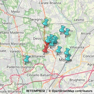 Mappa Via Lucio Battisti, 20851 Lissone MB, Italia (2.46769)