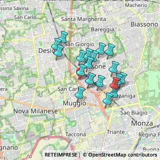 Mappa Via Lucio Battisti, 20851 Lissone MB, Italia (1.37)