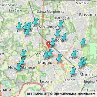 Mappa Via Lucio Battisti, 20851 Lissone MB, Italia (2.2375)