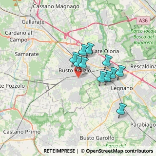 Mappa Viale Alfieri angolo Via Milazzo, 21052 Busto Arsizio VA, Italia (2.71455)