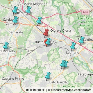 Mappa Viale Alfieri angolo Via Milazzo, 21052 Busto Arsizio VA, Italia (5.51692)