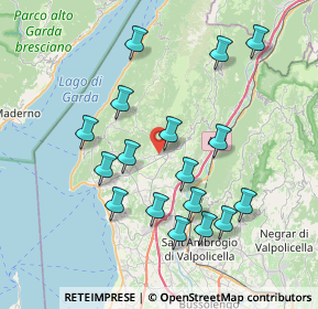 Mappa Via Ciro Pollini, 37013 Caprino Veronese VR, Italia (7.52059)