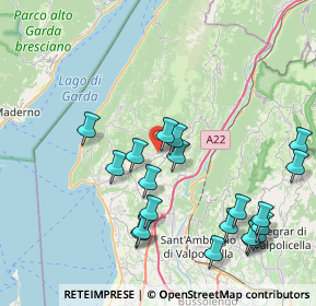 Mappa Via Ciro Pollini, 37013 Caprino Veronese VR, Italia (8.9175)