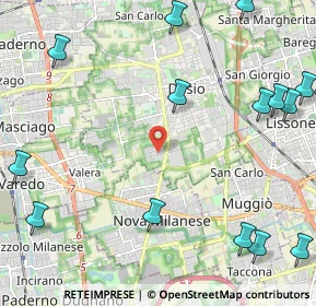 Mappa Via S. Vincenzo Dè Paoli, 20832 Desio MB, Italia (3.188)