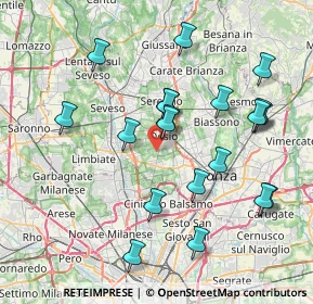 Mappa Via S. Vincenzo Dè Paoli, 20832 Desio MB, Italia (7.8125)