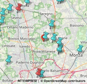 Mappa Via S. Vincenzo Dè Paoli, 20832 Desio MB, Italia (6.017)
