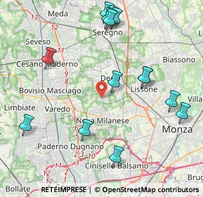 Mappa Via S. Vincenzo Dè Paoli, 20832 Desio MB, Italia (4.69286)
