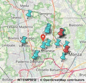 Mappa Via S. Vincenzo Dè Paoli, 20832 Desio MB, Italia (3.22895)