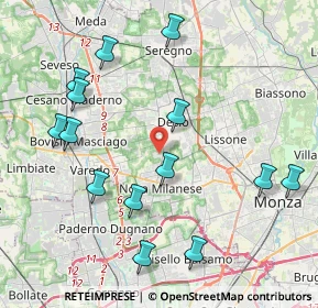 Mappa Via S. Vincenzo Dè Paoli, 20832 Desio MB, Italia (4.53714)