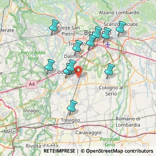 Mappa Via Principe Amedeo, 24040 Verdellino BG, Italia (7.23727)