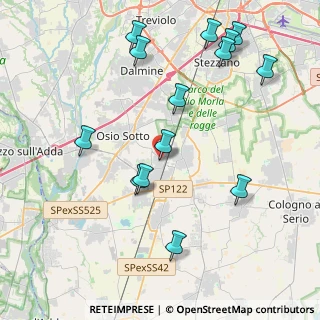 Mappa Via Giuseppe Verdi, 24040 Verdellino BG, Italia (4.62214)