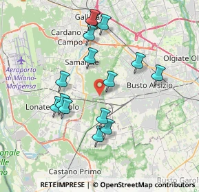 Mappa Via Monteberico, 21017 Cascina Elisa VA, Italia (3.56733)