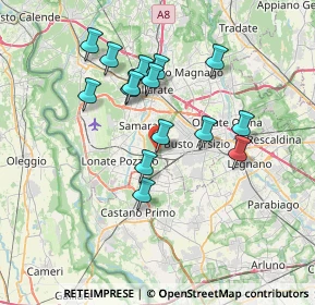 Mappa Via Monteberico, 21017 Cascina Elisa VA, Italia (6.41333)