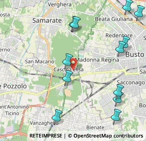 Mappa Via Monteberico, 21017 Cascina Elisa VA, Italia (2.61)