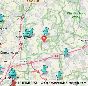Mappa Ornago, 20876 Ornago MB, Italia (6.54167)