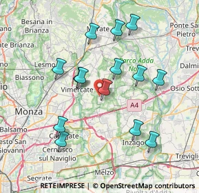 Mappa Ornago, 20876 Ornago MB, Italia (7.20071)