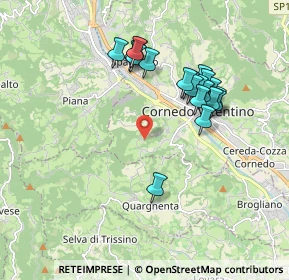 Mappa Via Cason, 36073 Cornedo Vicentino VI, Italia (1.727)