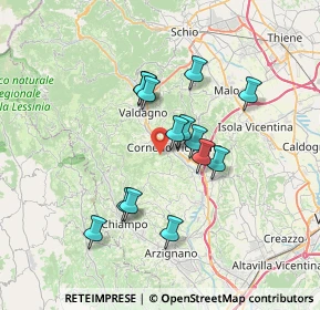 Mappa Via Cason, 36073 Cornedo Vicentino VI, Italia (5.84714)