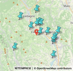 Mappa Via Cason, 36073 Cornedo Vicentino VI, Italia (3.39429)