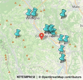 Mappa Via Cason, 36073 Cornedo Vicentino VI, Italia (3.81375)