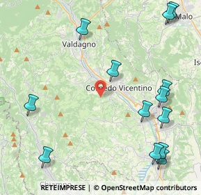 Mappa Via Cason, 36073 Cornedo Vicentino VI, Italia (5.58769)