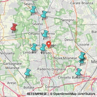 Mappa Via Stelvio, 20814 Limbiate MB, Italia (5.20182)